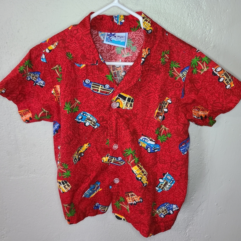 RJC Boys Hawaiian Button Down Shirt